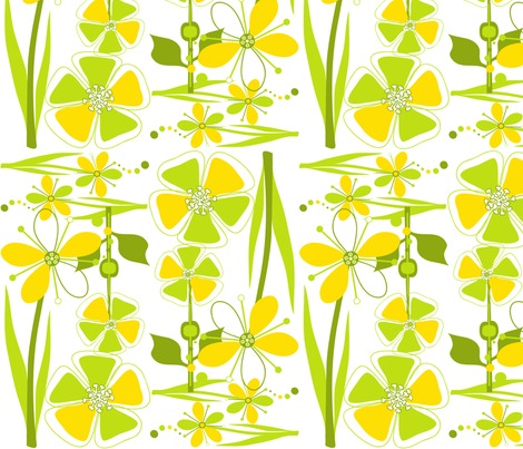 Rrmodflowerssunshine_chartreuse12x12single